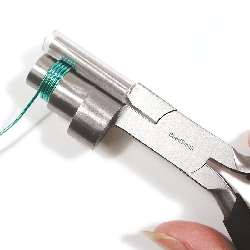 Beadsmith ビッグラッパープライヤー – マルチステップラッピングツール – 13、16、20mmバレル – 長さ7インチ、1.25インチのステンレススチールジョー クッショングリップ –