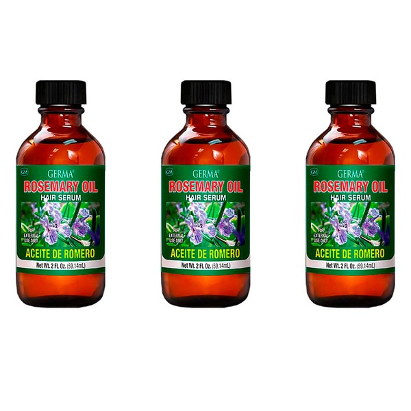 Germa Rosemary Oil. Natural Hair Serum, Conditioner, Hand Moisturizer and