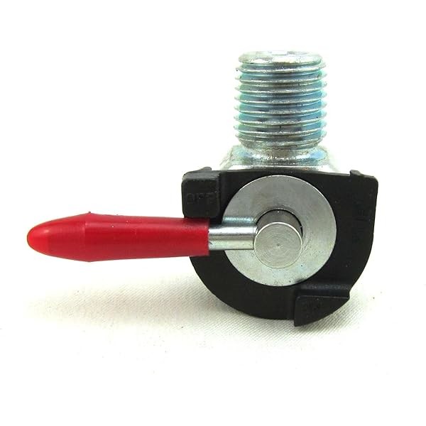 Mini Petcock Fuel valve 90 degree 1/4 NPT x 1/4