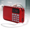 Portable FM Digital Radio with LED Display, Multifunction Player with