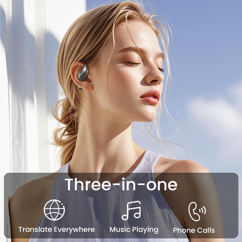 MINISO X33 AI Translation Wireless Earbuds Open Ear Earbuds Bluetooth