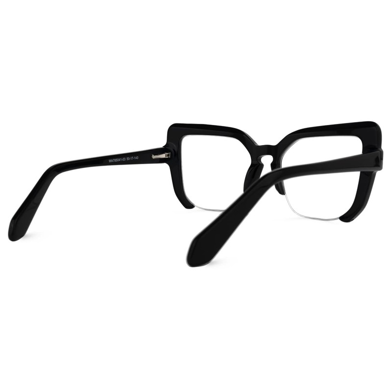 Zeelool Vintage Cat Eye Semi-rimless Blue Light Blocking Glasses Valencia