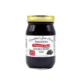 Grandma's Jam House All Natural USA Made Homestyle Double Berry Jam, 19 oz