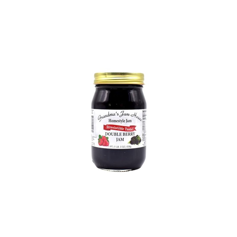 Grandma's Jam House All Natural USA Made Homestyle Double Berry