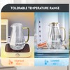 YTDTKJ Diamond Glass Pitcher 68 oz, 2 L Glass Water