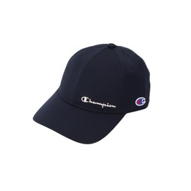Champion Sports Cap 100% Polyester Script Embroidery Men's Cap Tech Weave(R) C3-BG701C Men's, navy, Free size
