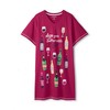 Little Blue House Women's Nightshirt, Age Gets Better with Wine,