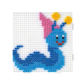 Hama 10.234TR Large Transparent Square Pegboard, Multicolour, 1 STK