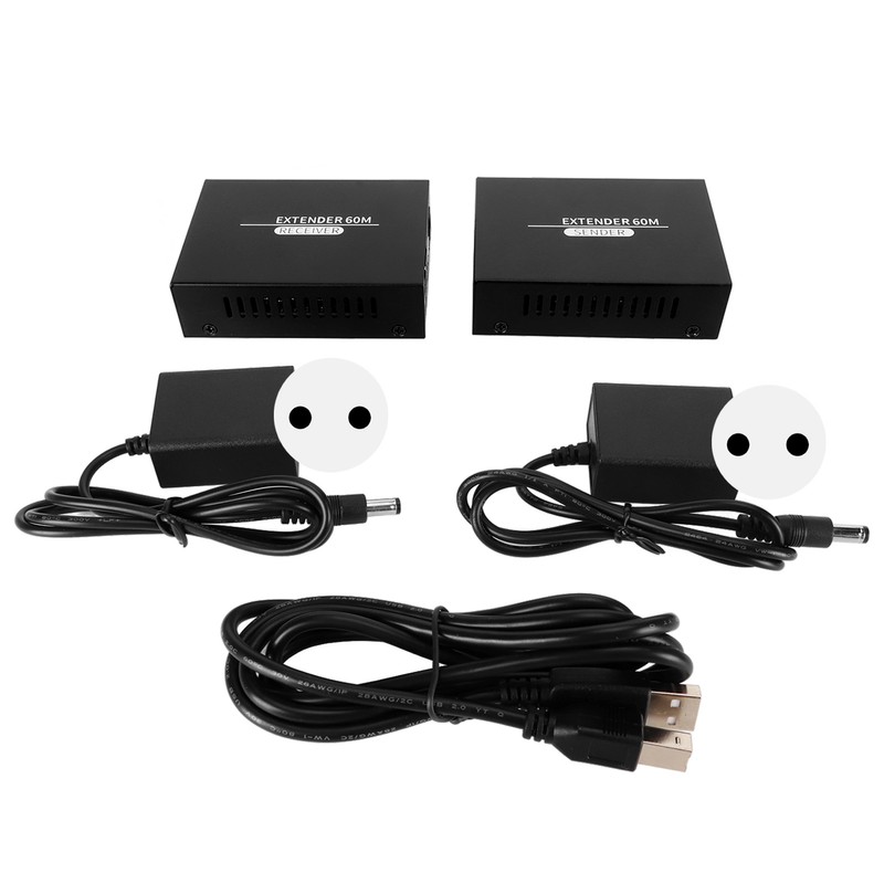 HD Multimedia Interface KVM Extender 197ft 1920x1080P 60Hz Remote Operation