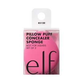 e.l.f. Pillow Puff Concealer Sponge, Beauty Blender For Streak-Free, Even, Makeup Application With Airbrushed Finish, Latex-Free, Vegan & Cruelty-Free