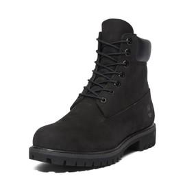 Timberland Men's Premium 6 Inch Lace Up Waterproof Boot, Black-NEW 2024, 7 Medium