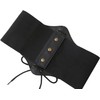 Hoerev Women Girls Elastic Wide Band Elastic Tied Waspie Corset