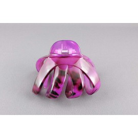 Purple Octopus Hair Clip Big Spider Barrette Plastic Claw Clamp Cheetah Leopard Colored Hair Clips For Women Girls