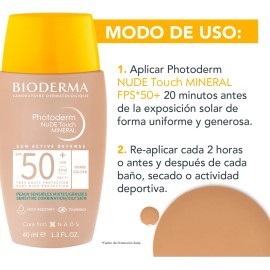 Bioderma Photoderm Nude Touch Spf50 Tono Dorado