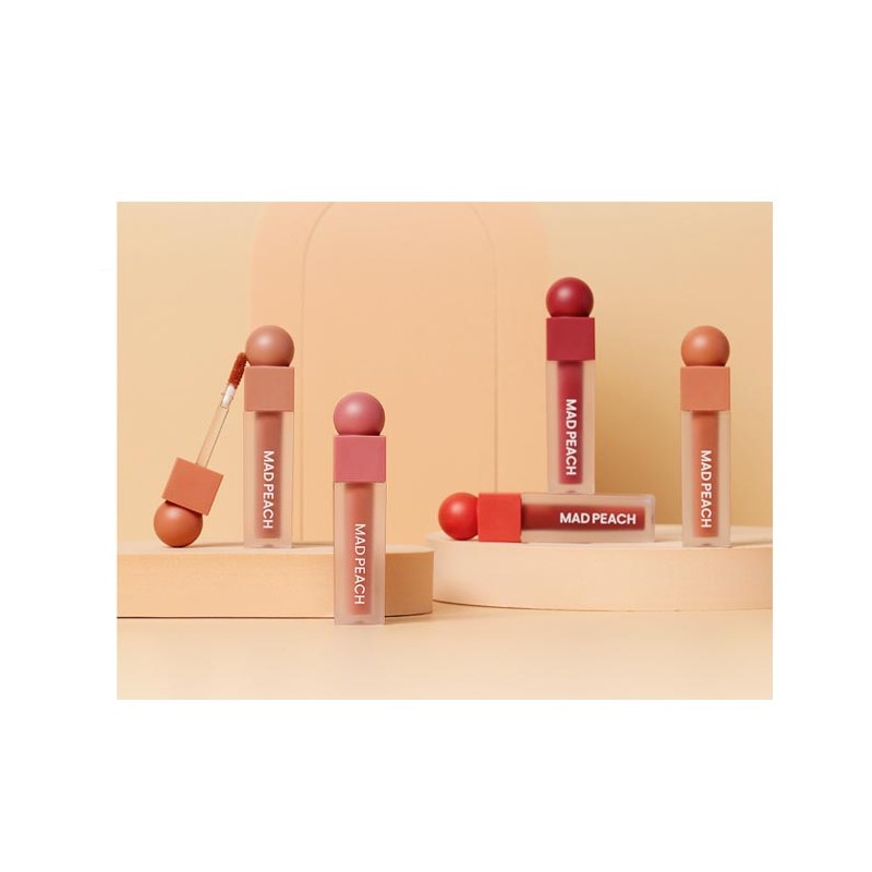 MAD PEACH Smood Fit Collor Lip Tint 3.8ml, Color:01 Fuzzy