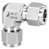 VALVENTO 316 Stainless Steel Compression Tube Fitting 90 Degree Elbow