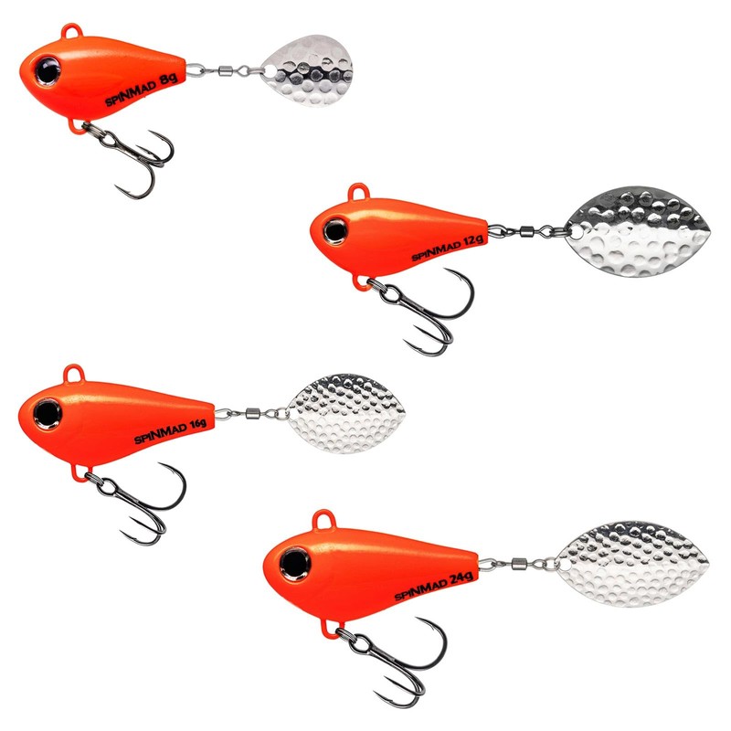 SpinMad Jigmaster 12 g Jig Spinner Lead Head Spinner Colour