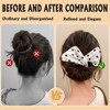 FOSDICK Pack of 4 Twister Headbands, Magic Hair Bun Maker