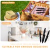 Magiware 6-Piece Paring Knife Set with Sheaths-Ceramic Blade Sharp Rust