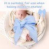 Man Fai Sky Newborn Swaddle Sash, Soft Cotton Bow Decorative