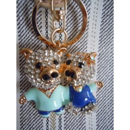 Sweetheart FABULOUS & STUNNING PRETTY PIG SWEET HEART COUPLES / LOVERS BLING KEY CHAIN L4