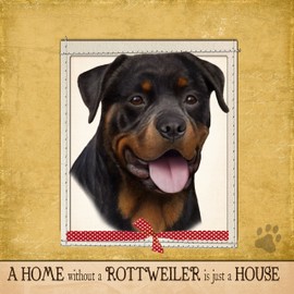 E&S Pets Ultra Soft 16"x 16" Rottweiler Gift Pillow