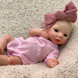 OtardDolls 11 Inch Reborn Baby Dolls, Full Silicone Lifelike Reborn Baby Doll Real Life Realistic Newborn Baby Dolls with Accessories Set