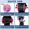 Upgraded Telescoping Stool Collapsible Stool with Seat Cushion & Bag,