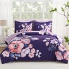 LLDSYW King Size Comforter Set - 7 Pieces Floral Comforter