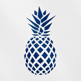 Transparent Decal Stickers of Pineapple (Navy Blue) Premium Waterproof Vinyl Decal Stickers for Laptop Phone Accessory Helmet Car Window Mug Tuber Cup Door Wall Decoration ANDSKUSg11782AB090622