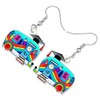 BONSNY Dangle Novelty Funny Teacher Truck Van School Bus Earrings