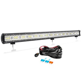 Willpower 42 inch 300W LED Light Bar,Triple Row Spot Flood Beam Off Road Driving Light with 12V Wiring Kit, Waterproof Led Fog Lights for Car Vehicle 4X4 4WD UTV SUV Truck Tractor Trailer, 12V 24V DC