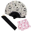 Osaka Choseido Folding Fan, Women's, Stylish, Business, Folding Bag, Handkerchief