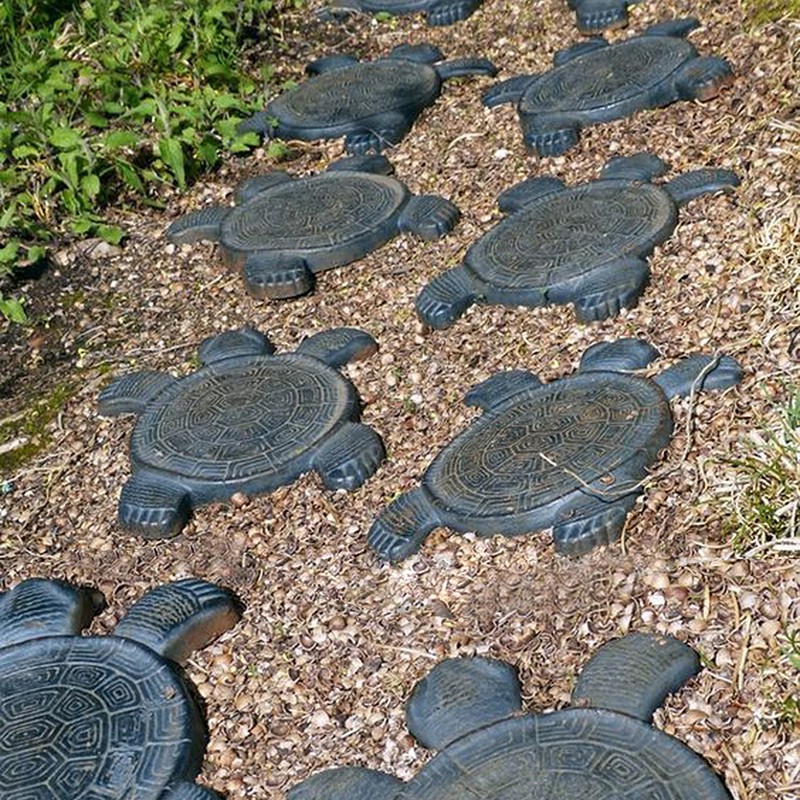 Tortoise Stepping Stone Mold DIY Floor Paving Mould for Garden