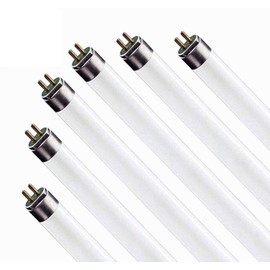 Circle (6 Pack F17T8/865 17W 24 Inch T8 Fluorescent Tube Light Bulb, 6500K Daylight White, Medium Bi-Pin (G13) Base, 17 Watt T8 Light Bulbs
