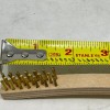 Anderson Scratch Brush Brass Wire Plater Curved Wood Handle 73701