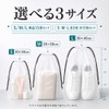 JP Number Vinyl Drawstring Bags, Set of 15, Large, 11.8