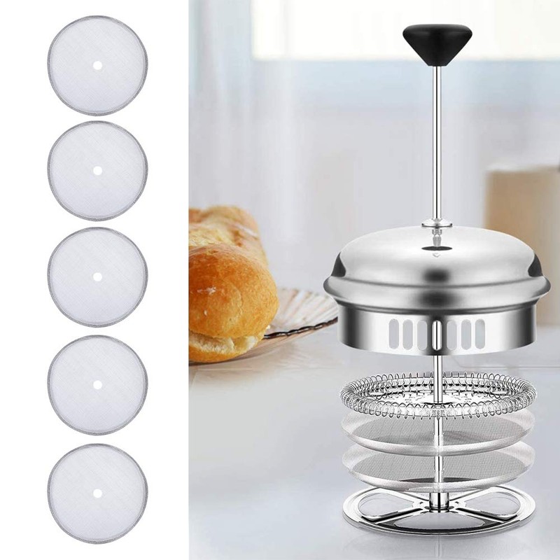 French Press Replacement Filter, 5-Piece Coffee Press Filter Made of