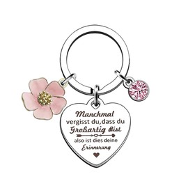 TISCH Schlüsselanhänger Mama, Geschenke für Mama, Muttertagsgeschenk, Geburtstagsgeschenk, Beste Mama Geschenk, Weihnachtsgeschenke (für Mamas)(Rosa)