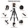 JOILCAN Tripod Camera Tripods, 74" Tripod for Camera Phone Video