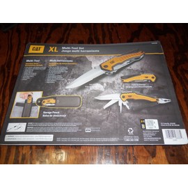 CATERPILLAR XL 9-in-1 MULTI TOOL SET NIP W/SHEATH