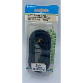 Philmore 6 ft. 4 Pin Mini Din-Male/Femal