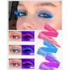 Máscara De Pestañas Con Brillo Uv(3 Unidades, Rosa, Azul Y