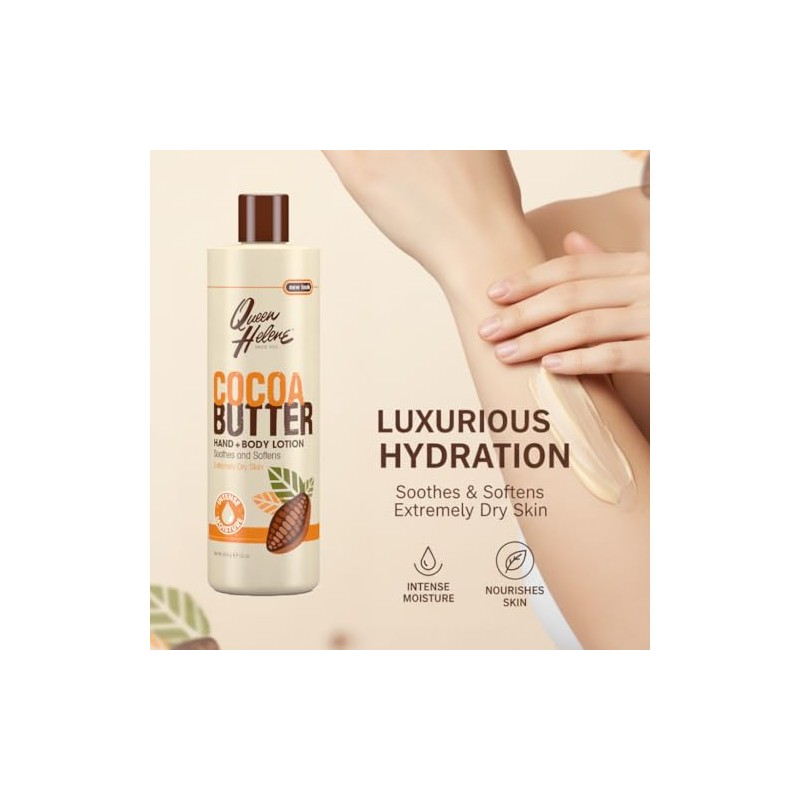 Queen Helene Hand Body Lotion Cocoa Butter Ounce Packaging May