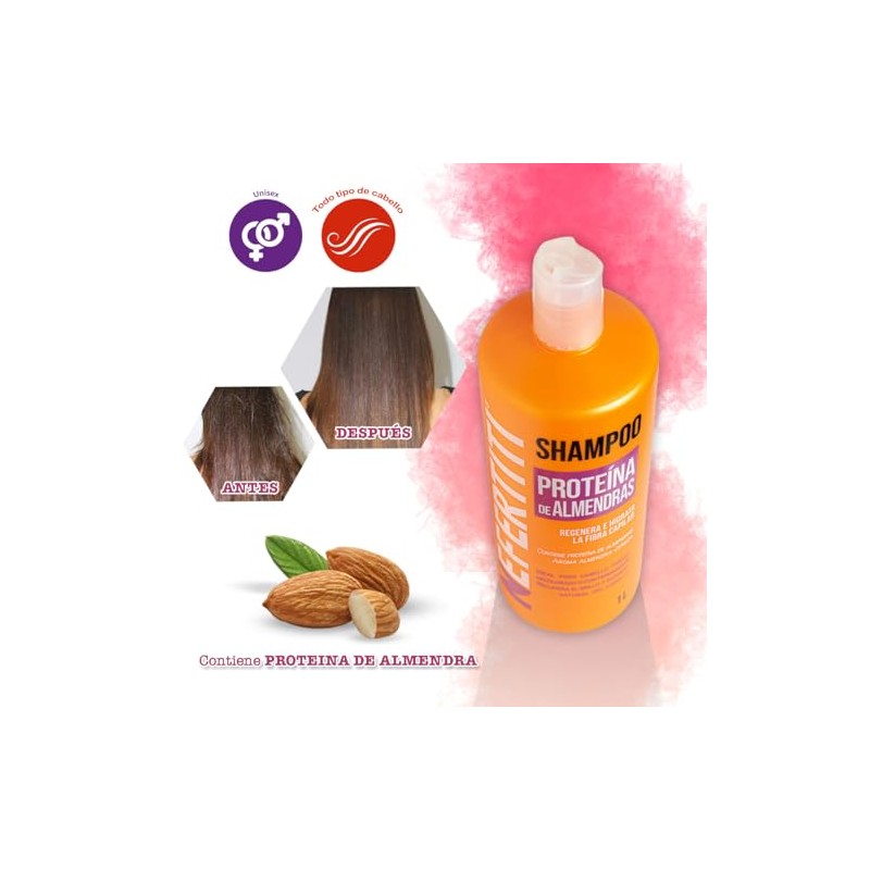 Nefertiti Shampoo Proteína De Almendras - 1 L