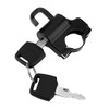 KIMISS 22mm Universal Helmet Lock for Motorcycle, Black Security Padlock