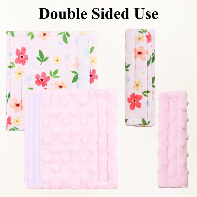 Carseat Strap Covers for Babies, Ultra Soft Double - Sided
