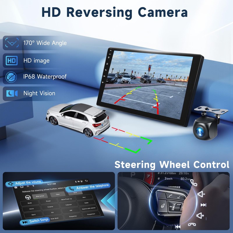 2G+64G Android 13 Car Stereo for Ford Escape/Mazda Tribute 2007-2012