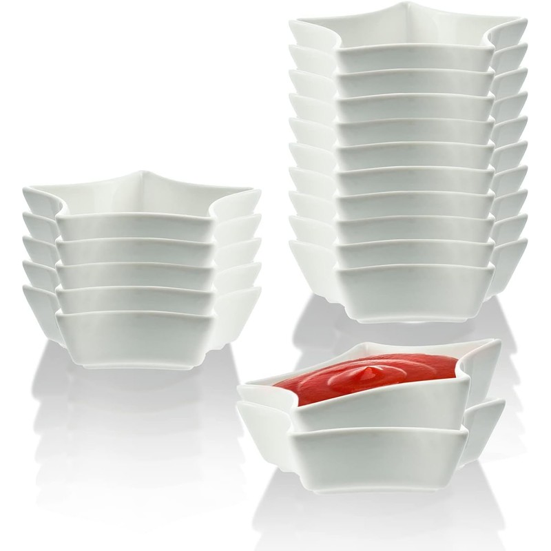 SOCOSY Star-shaped Multipurpose Ceramic Sauce Dish Seasoning Dishes Sushi Dipping