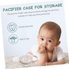 Totority 2pcs Cute Pacifier Holder Case Portable Travel Pacifier Container